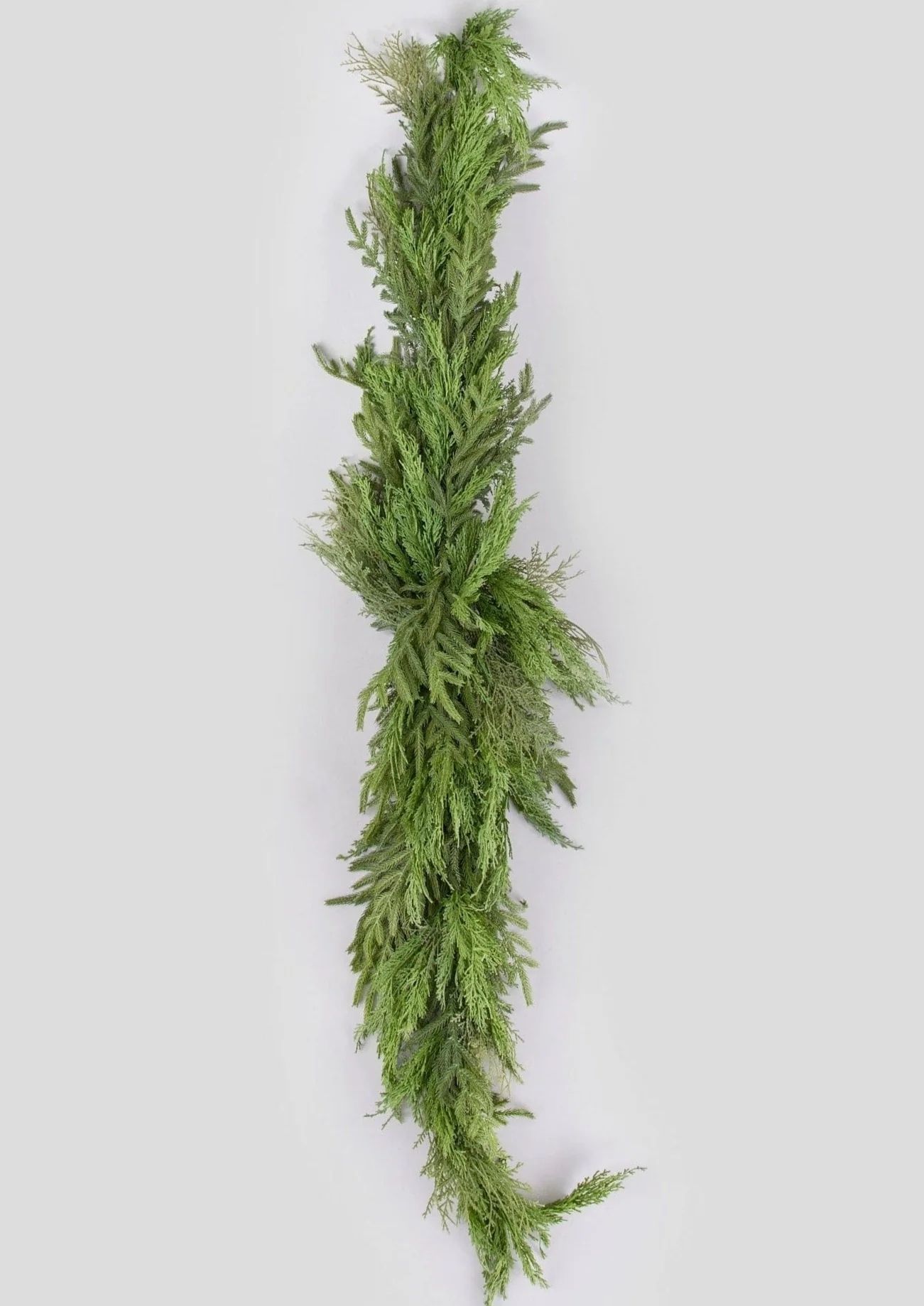 Afloral Mixed Faux Cypress and Norfolk Pine Rigid Table Centerpiece- 72" | Afloral
