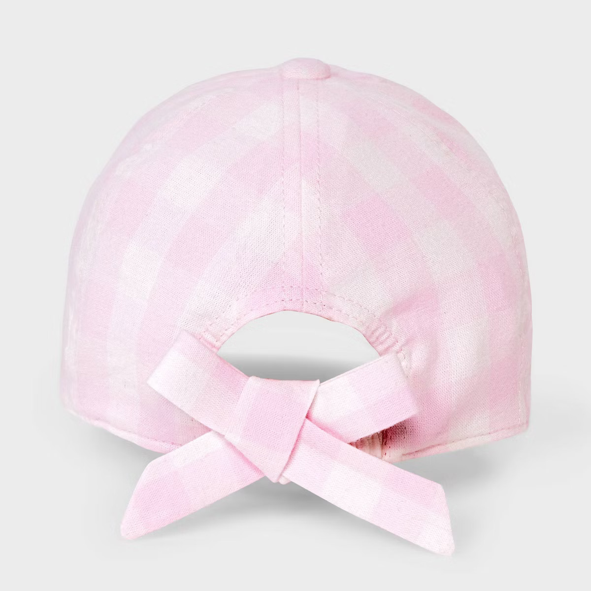 Baby Girls' Gingham Baseball Hat - Cat & Jack™ Pink | Target