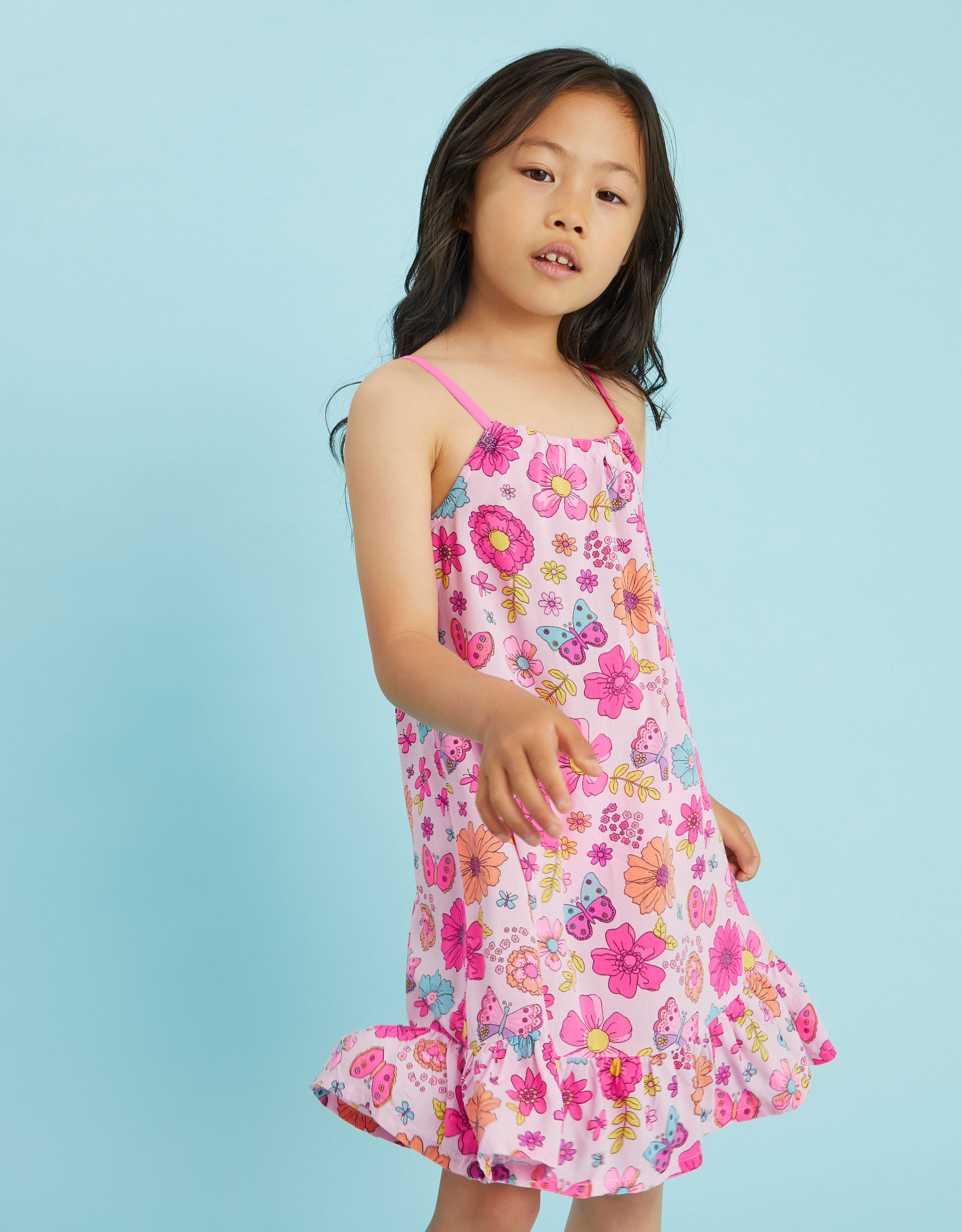 Girls Retro Floral Swing dress Multi | Accessorize (Global)