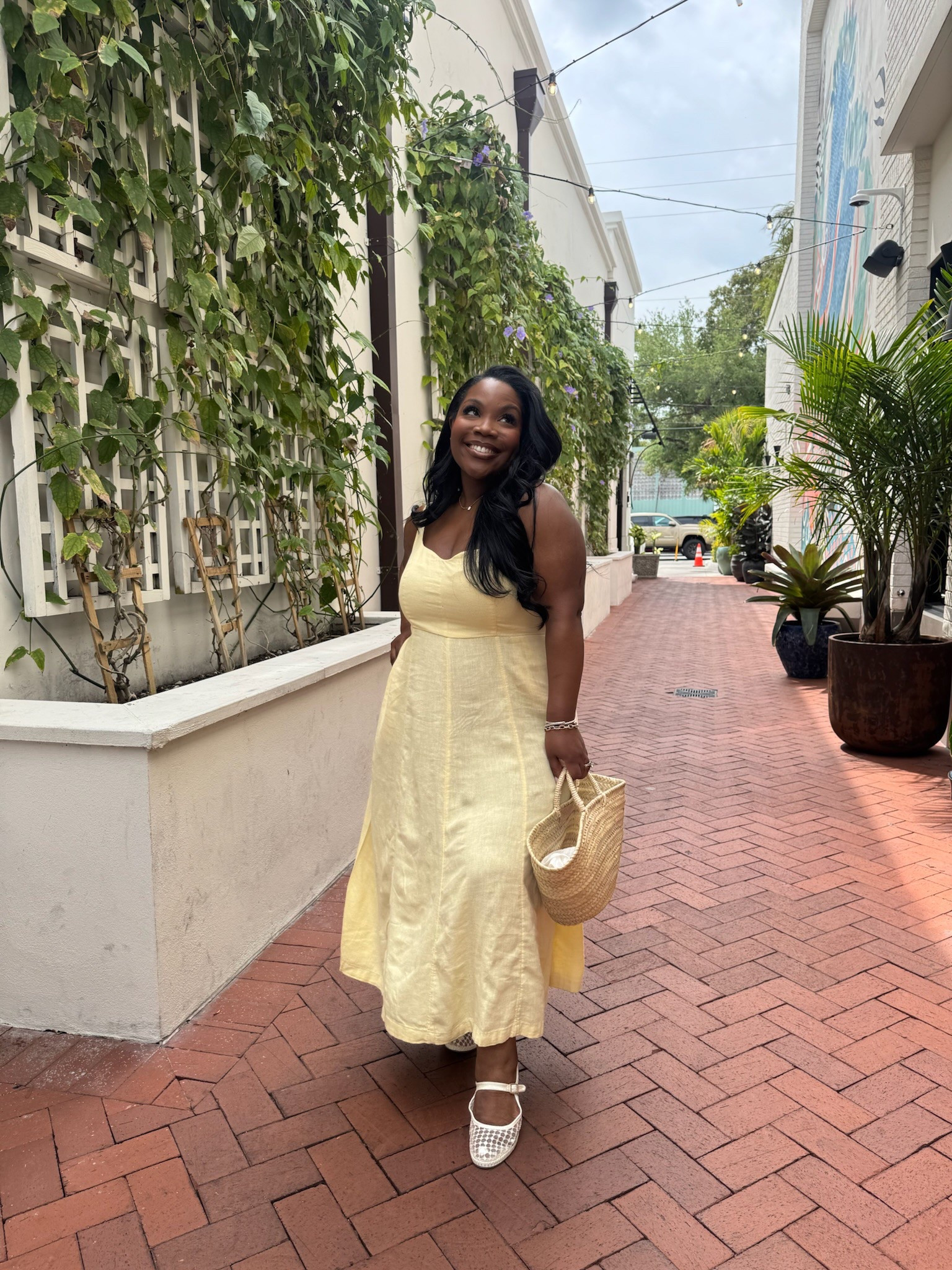 This yellow dress is perfect for spring! 

Wearing a size L for reference. 

(Old navy fashion, women’s dresses, Easter dress, spring style, spring fashion, spring wardrobe, pastel dress, midi dress) 

#LTKFindsUnder50 #LTKMidsize #LTKPetite