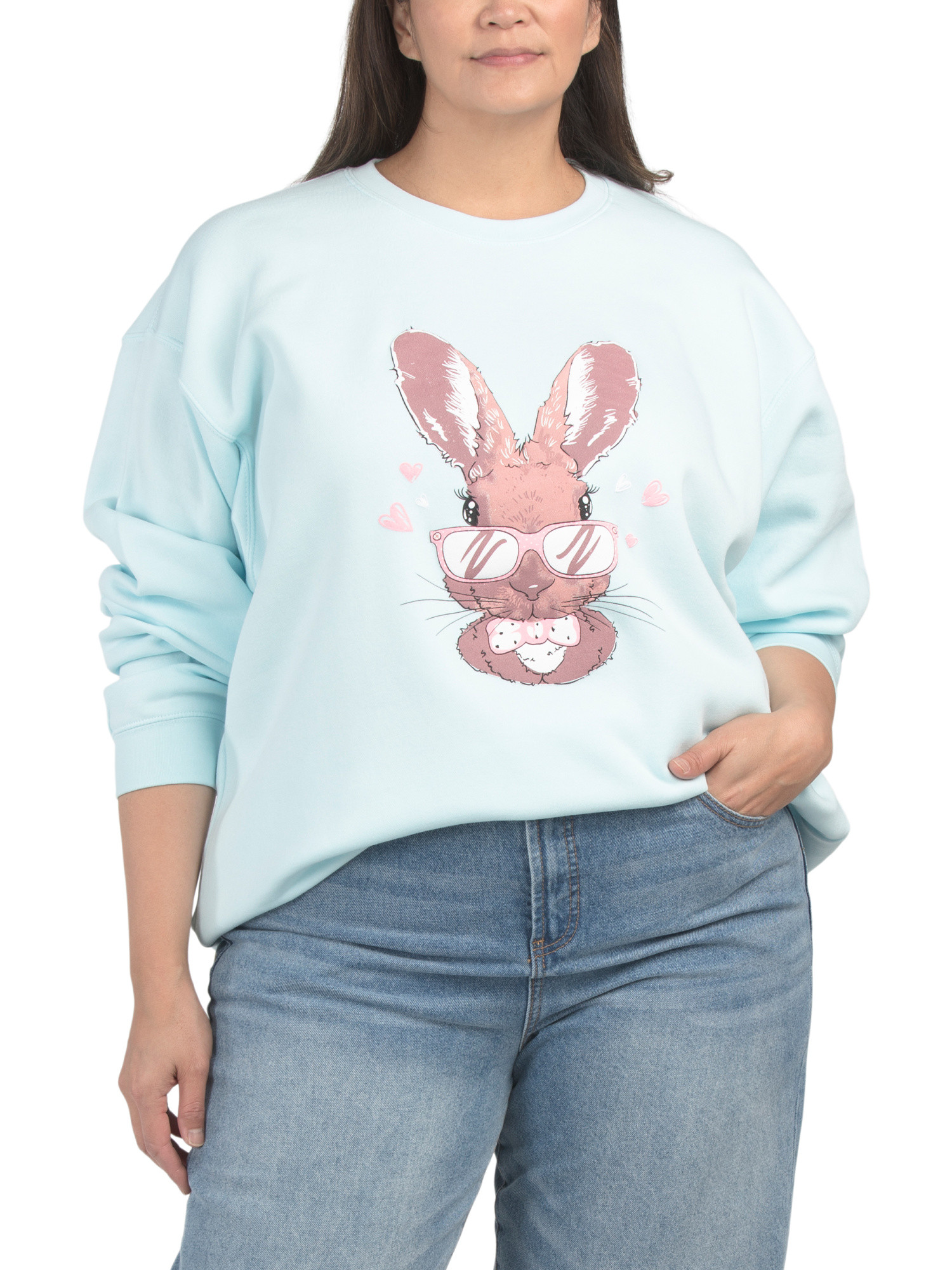 Plus Peter Rabbit With Glasses Sweatshirt | Plus Size | Marshalls | Marshalls