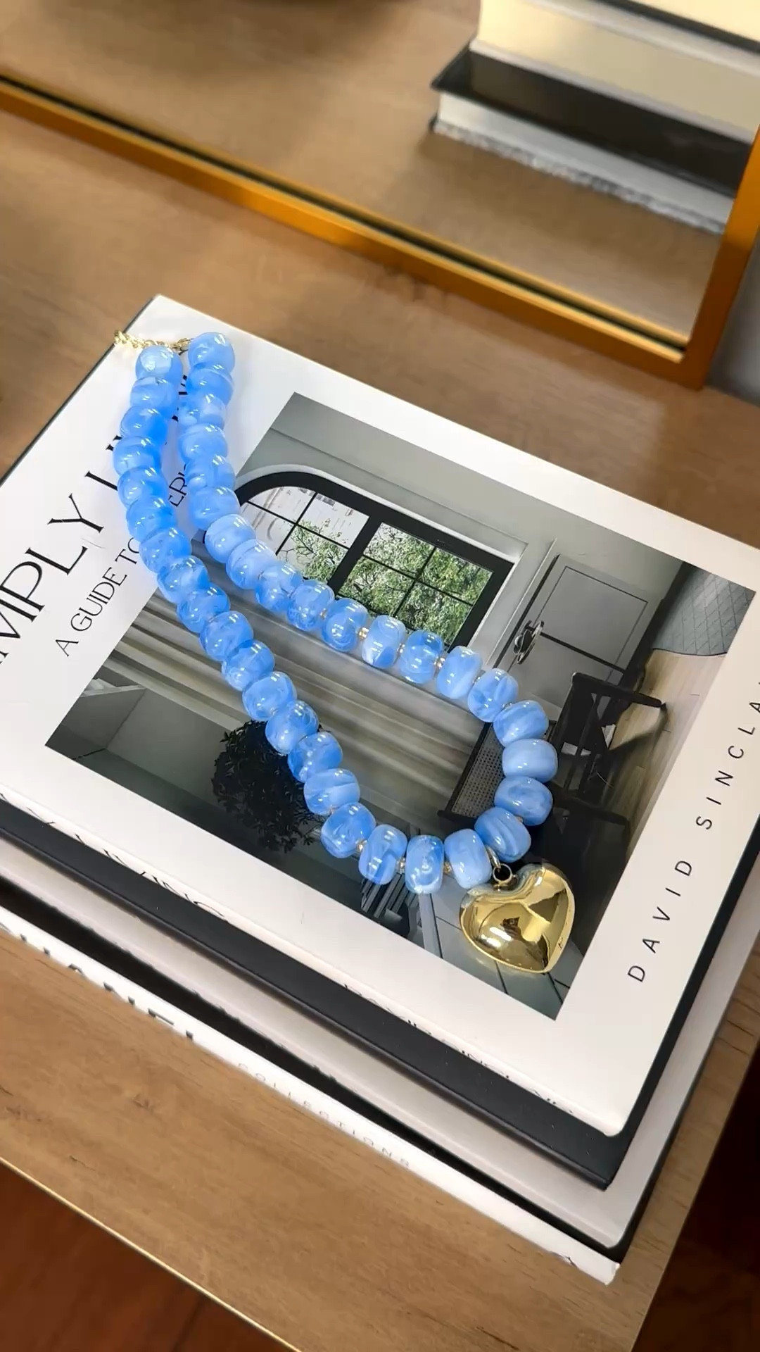 Beaded necklace with gold heart. Several color options. The perfect, affordable summer accessory!

#LTKootd