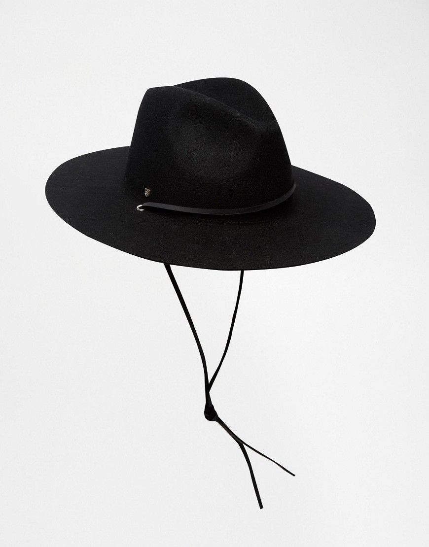 Brixton Wide Brim Ranger Hat With Leather Strap | ASOS UK