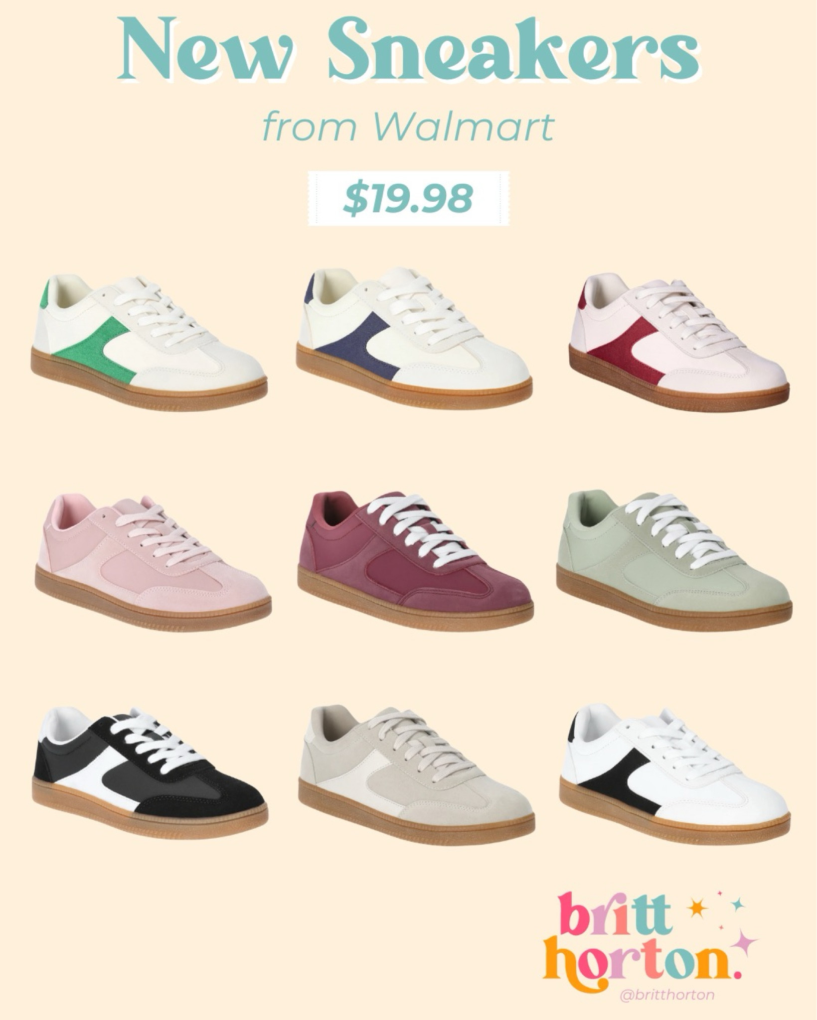 So many colors of the cutest new sneakers at Walmart! I can’t believe they’re under $20! Perfect for all your fall outfits! 

#WalmartPartner #WalmartFashion @walmartfashion

#LTKShoeCrush #LTKStyleTip #LTKSeasonal