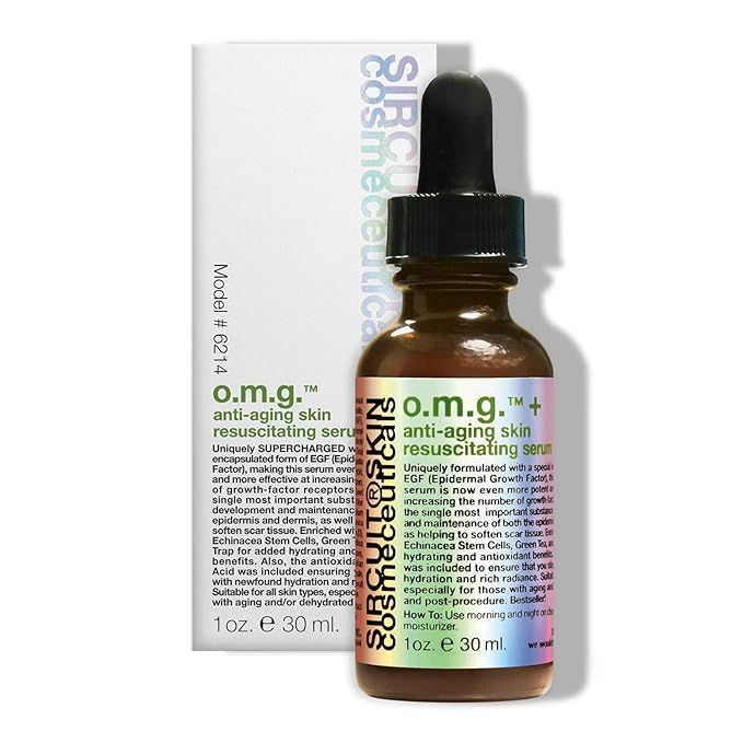 Sircuit Skin O.M.G.+ Anti-Aging Skin Resuscitating Serum - Daily Face Serum with Echinacea Stem C... | Amazon (US)