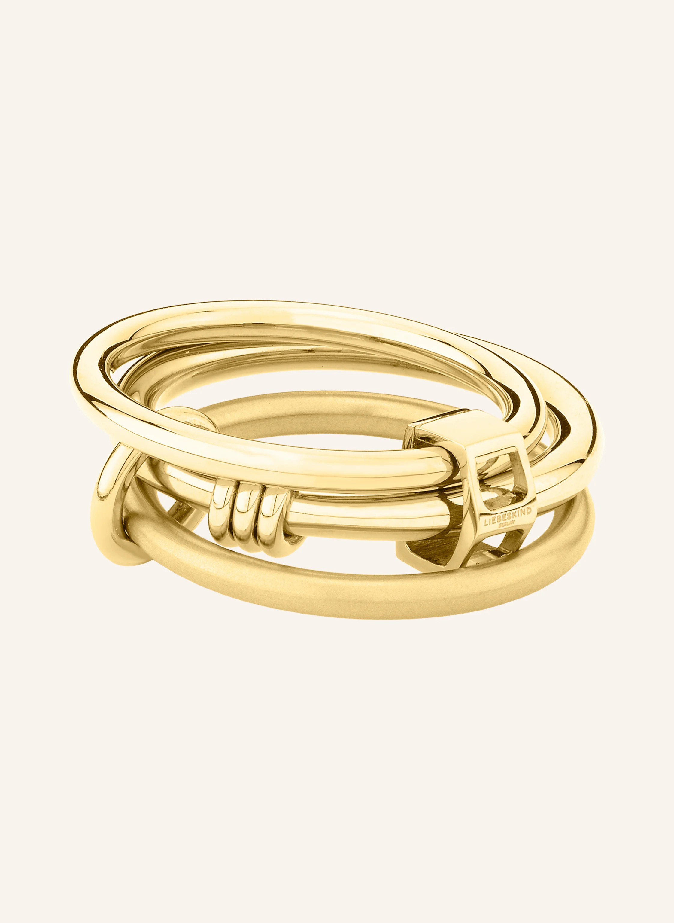 LIEBESKIND Ring  aus  Edelstahl in gold | Breuninger (DACH)