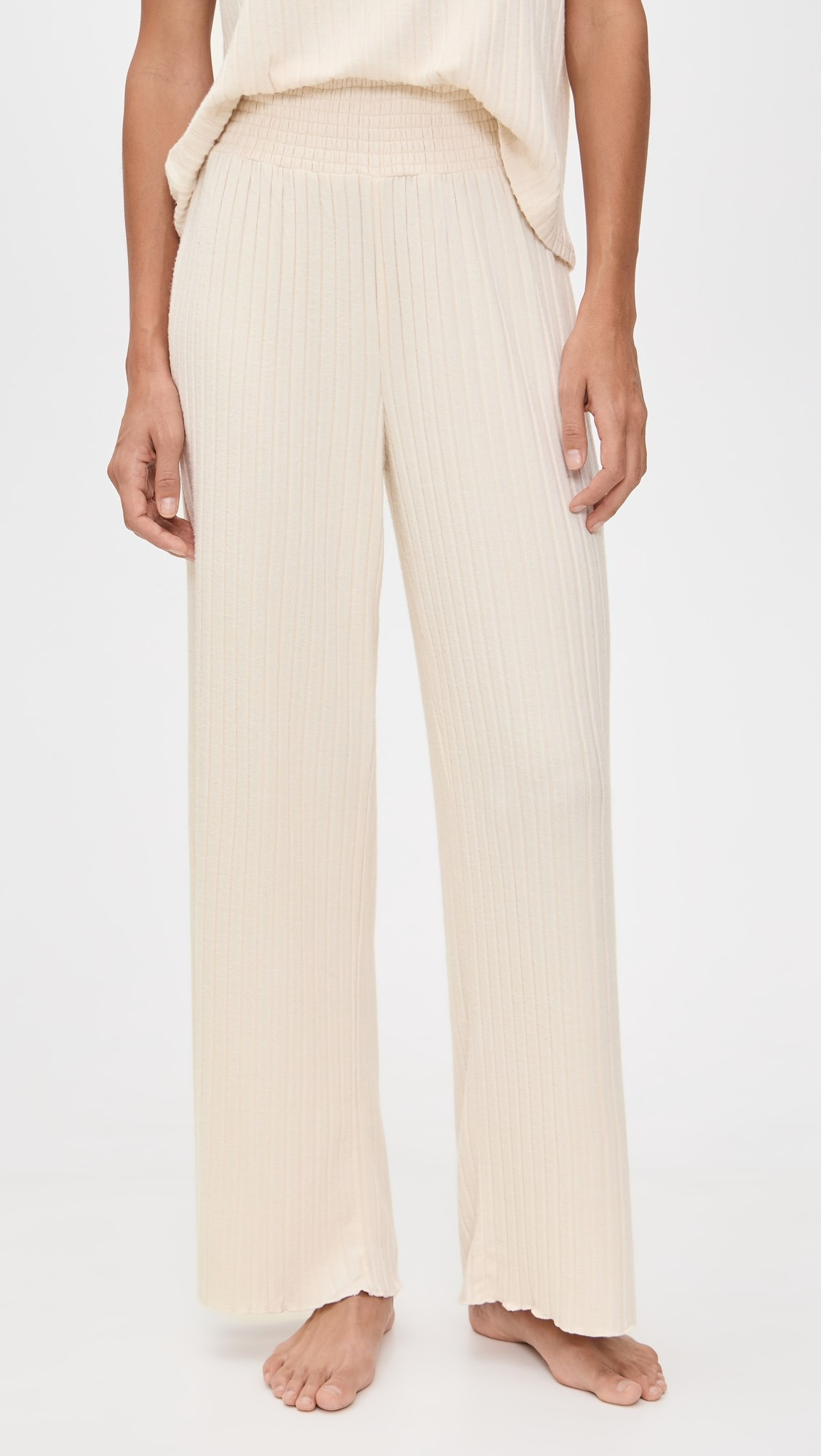 Dawn Smocked Rib Pants | Shopbop