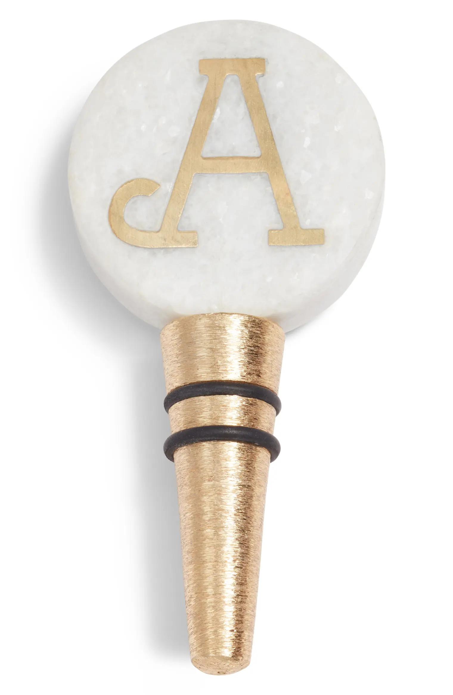 Monogram Marble Bottle Stopper | Nordstrom