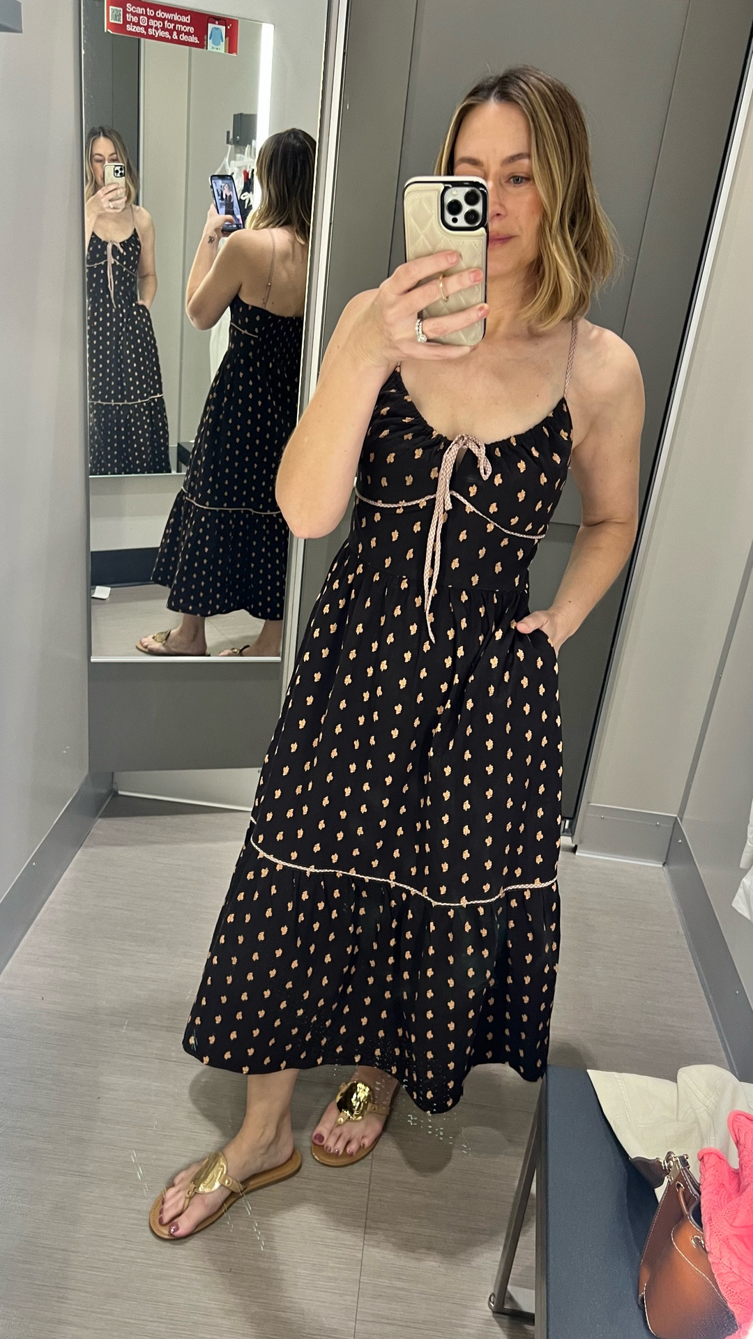 Love this new maxi dress in at Target! On sale for 25% making it only $30! Wearing a small 

#easter #dress #summer #spring
-

#LTKSaleAlert #LTKSeasonal