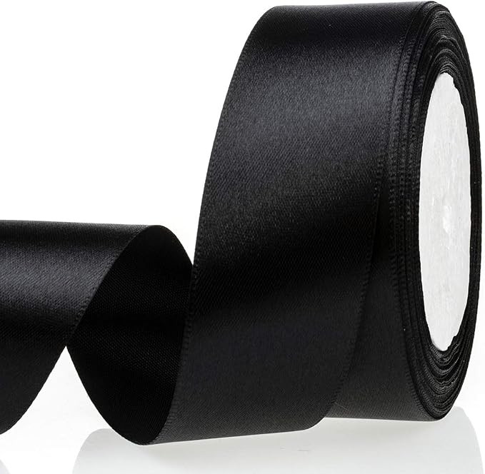 ATRBB 25 Yards 1-1/2 inch Wide Satin Ribbon Perfect for Wedding,Handmade Bows and Gift Wrapping(B... | Amazon (US)