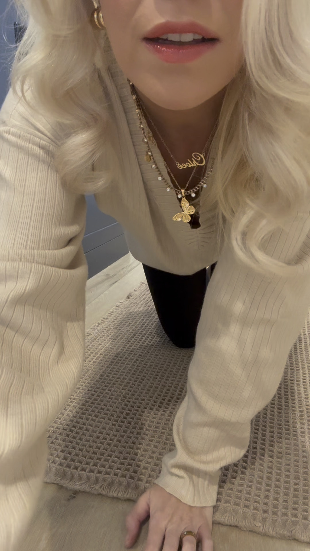 Waffle rug from amazon is on sale