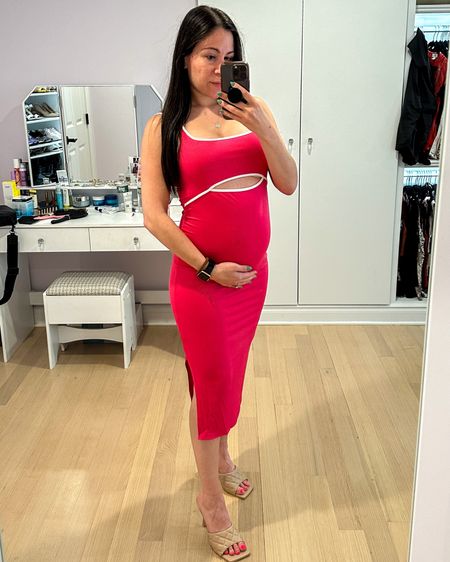 Love this cute Amazon maternity dress. It comes in a few colors and is under $50. Nice stretchy material; I’m wearing size S. Will be wearing this on our babymoon. 

#LTKfindsunder50 #LTKbump #LTKtravel
