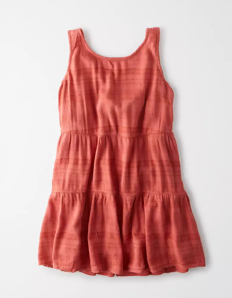 AE Tiered Tie Back Babydoll Top | American Eagle Outfitters (US & CA)