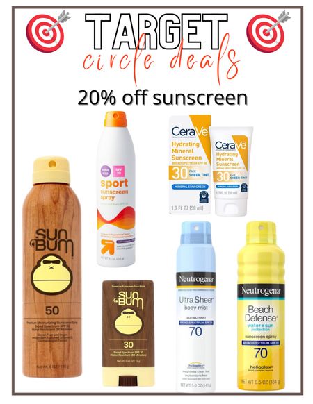 Target Circle week 
Sunscreen deals 

#LTKTravel #LTKFindsUnder50 #LTKSummerSales