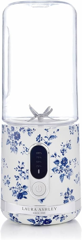 Laura Ashley Portable Blender for Smoothies by VQ - Compact, Powerful & Easy to use USB Rechargea... | Amazon (US)