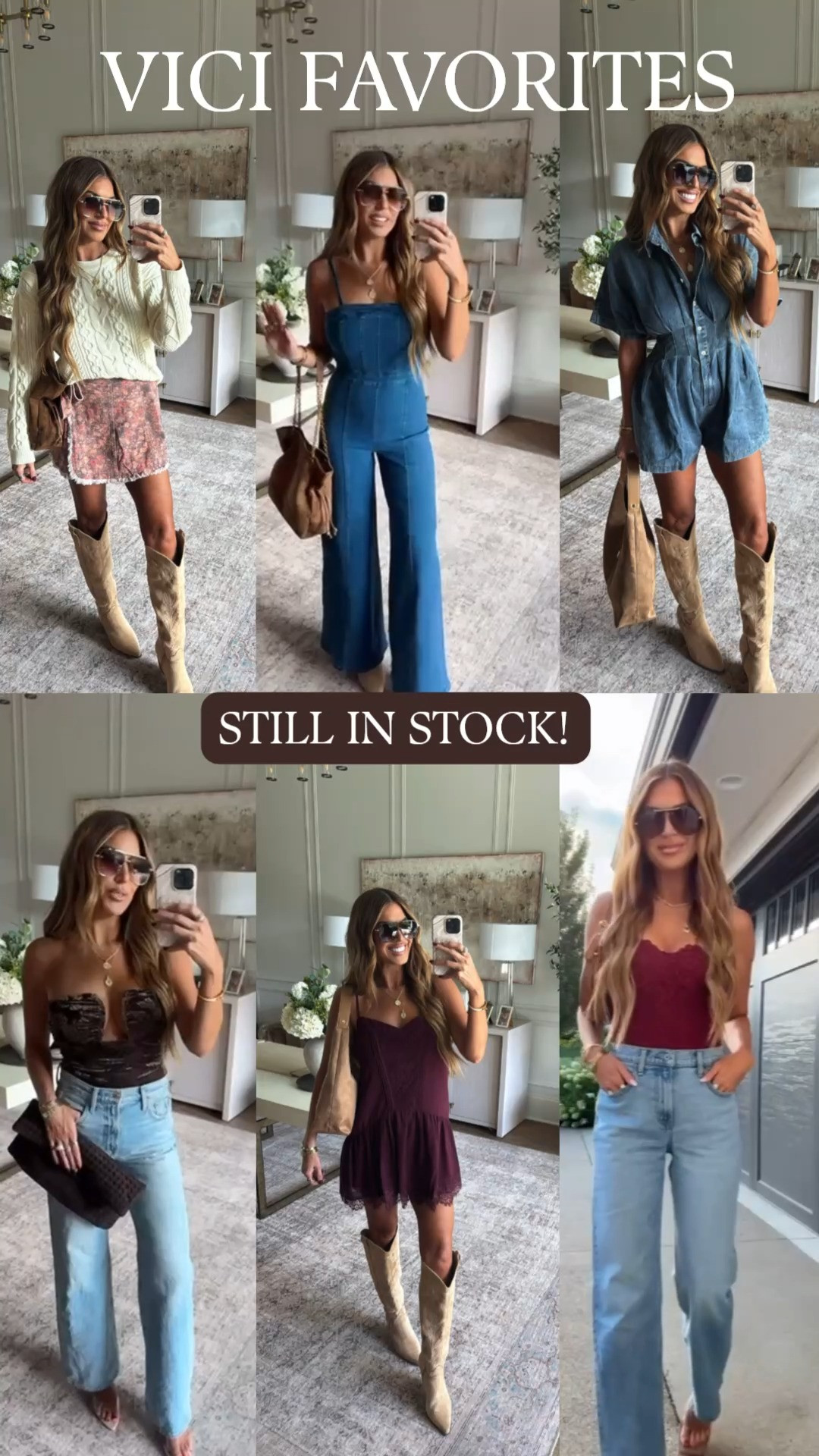 use code hollie35 🫶🏼

wearing a small in everything and a 26 in denim! 

 