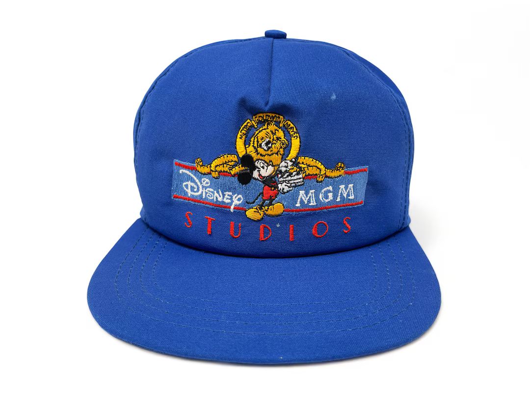 Vintage Disney MGM Studios Hat 80s Snapback Cap Mickey Mouse H04 - Etsy | Etsy (US)