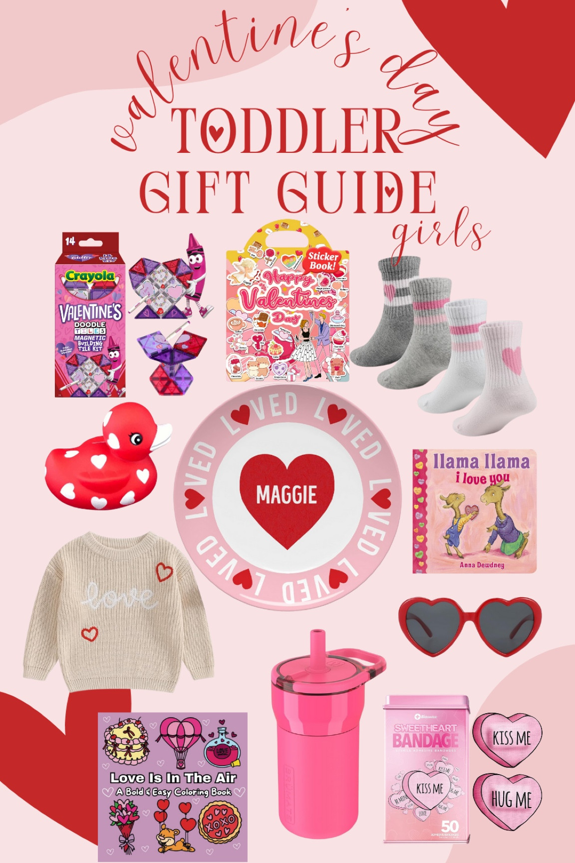 Valentine's Day Gifts for Toddler Girls. Make this Valentine’s Day extra special for your little one with the best unique toddler gifts! From Valentine’s-themed books and Valentine’s outfits and clothing to toys and personalized items, this list of toddler-friendly finds has just what you need. #valentines #valentinesday #valentinesgift #valentinesgifts #giftideas #giftsforher #toddlergifts #toddlertoys #toddlergirls #valentinesforkids

#LTKGiftGuide #LTKFindsUnder50 #LTKKids