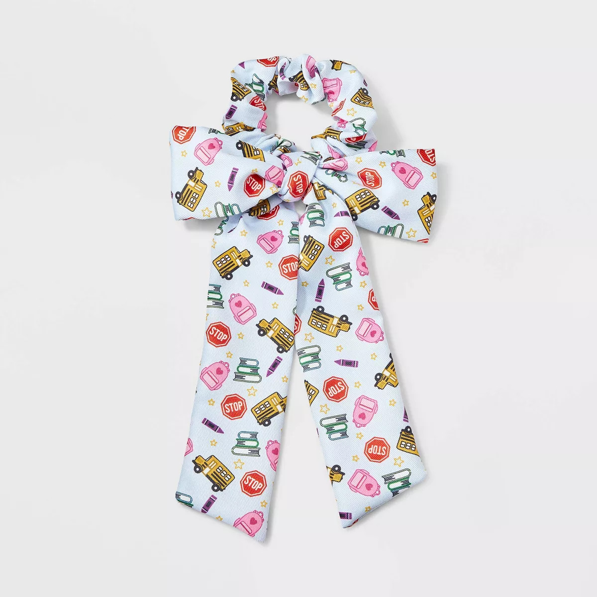 Teacher Bus Books Backpack Print Hair Twister with Tails - Multicolor | Target