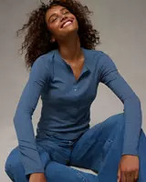 AE Long Sleeve Henley T-Shirt | American Eagle Outfitters (US & CA)