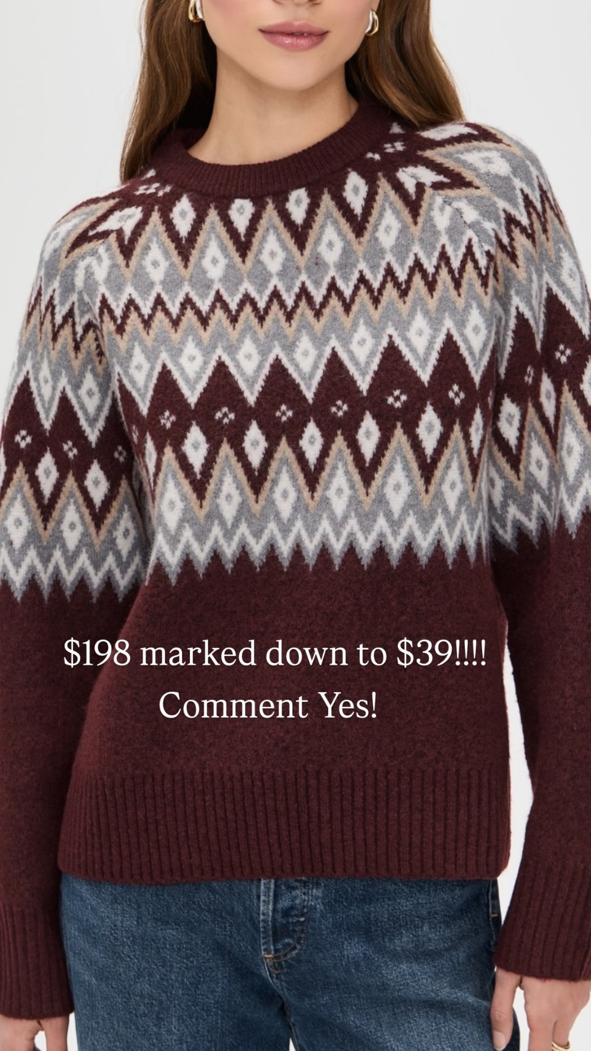 $198 marked down to $39!!!! Comment Yes!