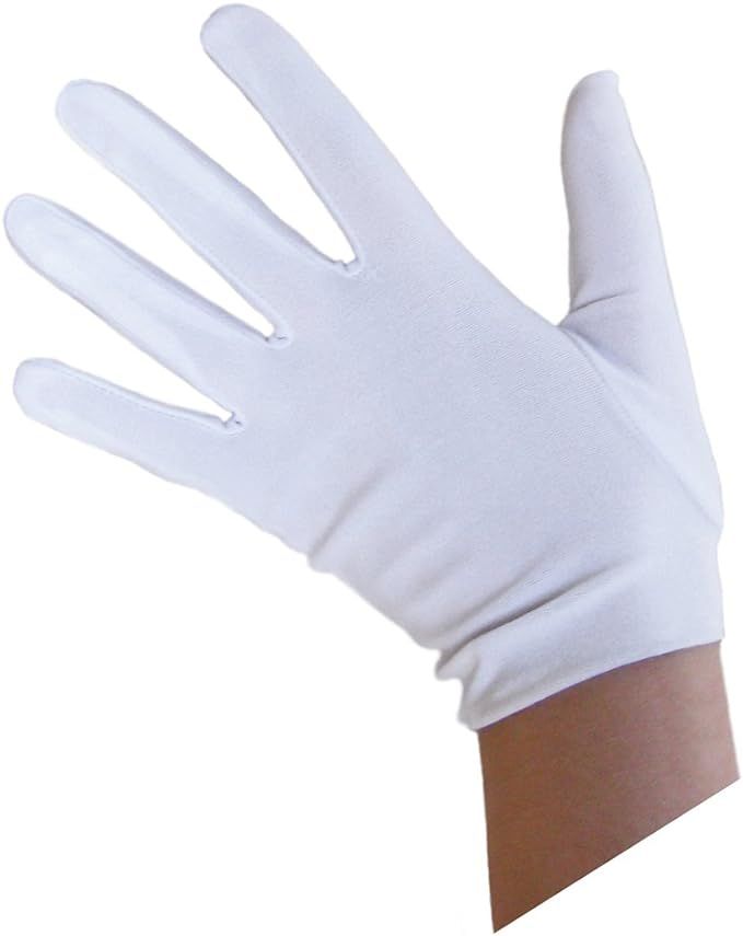 SeasonsTrading Child White Costume Gloves - Halloween Costume Accessory (STC12100) | Amazon (US)