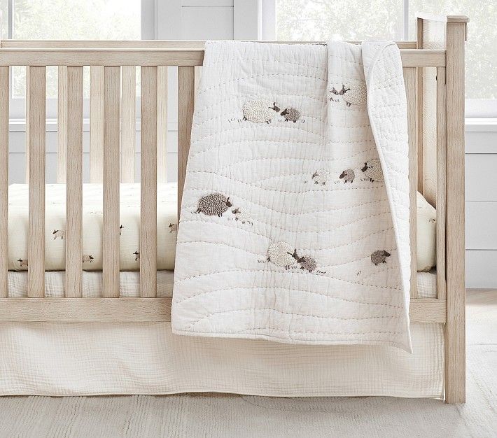 Sleepy Sheep Baby Quilt | Pottery Barn Kids