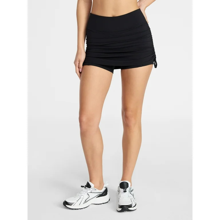Avia Women's Side Ruched Skort, Sizes XS-XXXL | Walmart (US)