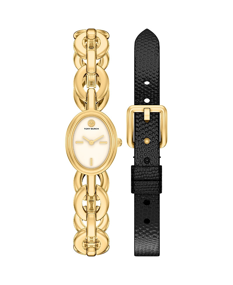 Tory Burch Oval Watch Gift Set, 18mm x 23mm | Bloomingdale's (US)