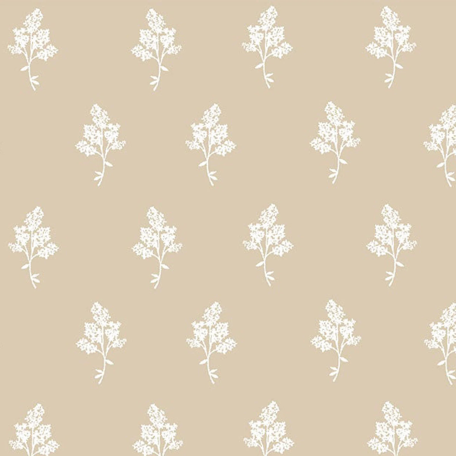 Hannah Floral Fabric in Natural | Brooke and Lou