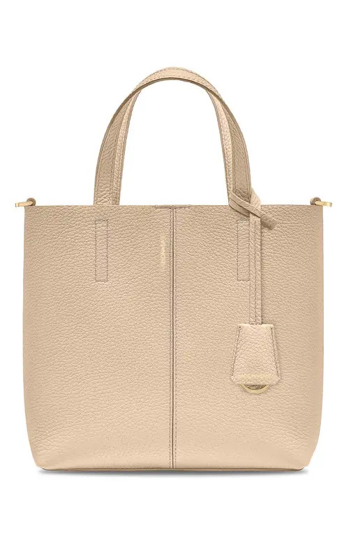 MAISON de SABRÉ Small Leather Soft Tote in Saharan Fuchsia at Nordstrom | Nordstrom