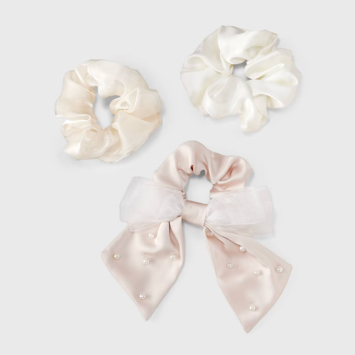 Bow with Pearls Hair Twister Set 3pc - A New Day™ Pink | Target