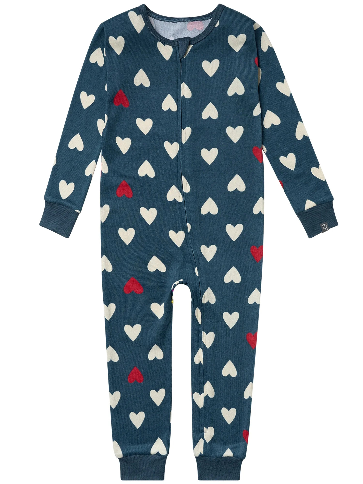 Modern Moments by Gerber Toddler Neutral Valentine´s Day Super Soft One-Piece Pajama, Sizes 12M-... | Walmart (US)