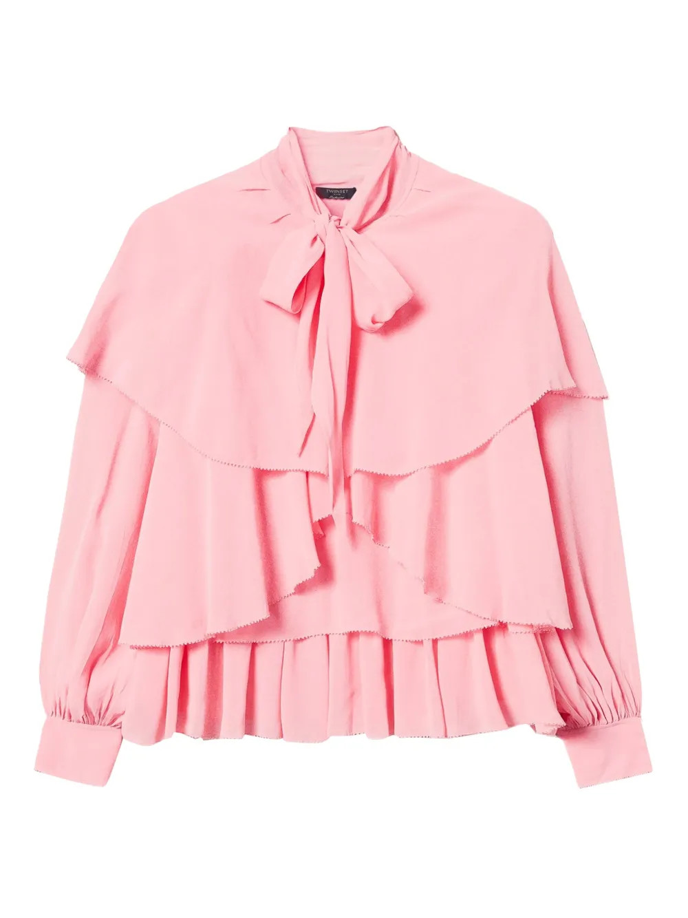 flounce-design blouse | Farfetch Global