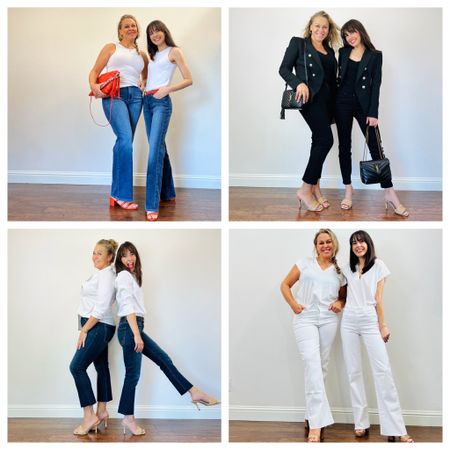 
3 JEANS THAT FLATTER 
A SIZE 0 and A SIZE 12 

Take my jean before March 1 and win a free pair.

Natalia 5’8”, 31 jeans, med top, and 38DD
Jen 5’4”, 25 jean, xs top, 32 a/aa

All the styles we are wearing run TTS but if you’re between sizes you can size down. 

1. KATIE- RISE: 10.5" OPENING: 20" INSEAM: 31”
 2. JUNIPER- RISE: 10” OPENING: 16.5” INSEAM: 26"
2. CHER- RISE: 10" OPENING: 12.5" INSEAM: 26.5"

Take my jean on closetchoreography.com and get a personalized list of shopping links and fit tips just for you. 