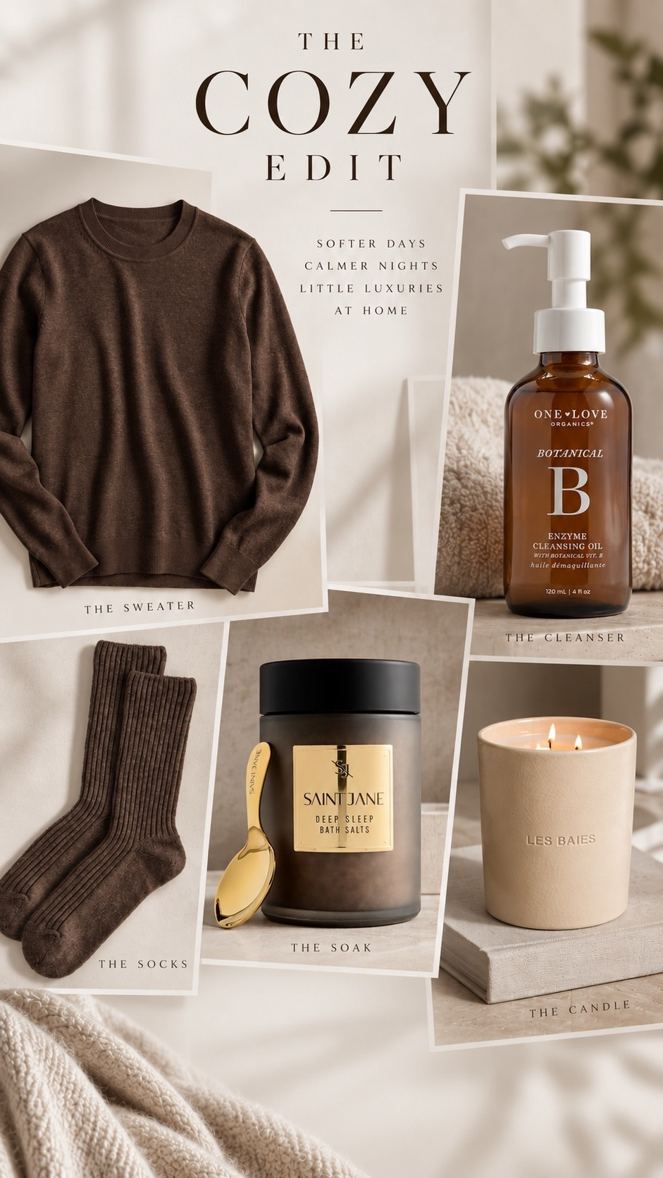 Cozy season, but make it quiet luxury. 🤎 I’m leaning into soft layers, rich chocolate brown, elevated everyday essentials and little at home luxuries from Quince that make fall feel instantly more inviting. From the perfect lightweight sweater and cozy socks to a beautiful candle, cleansing oil and Deep Sleep Bath Salts, these are the pieces I’m reaching for to make my everyday routine feel a little more indulgent.

Affordable luxury, timeless fall style and cozy essentials that look and feel far more expensive than they are. #QuincePartner @Quince #Quince #FallStyle #CozySeason #QuietLuxury #FallEssentials