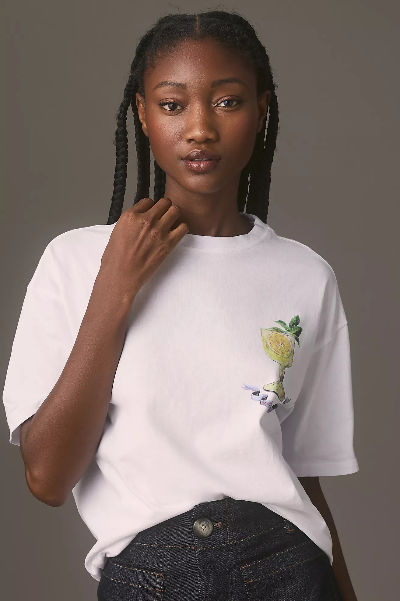 Damson Madder Limoncello Short-Sleeve Tee | Anthropologie (US)