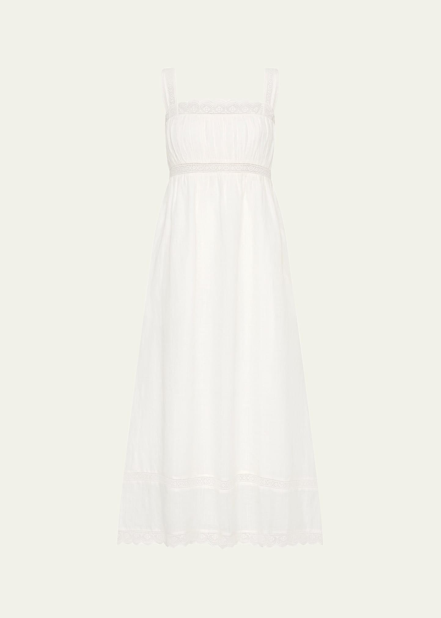 Posse Grace Lace-Trim Shift Dress | Bergdorf Goodman