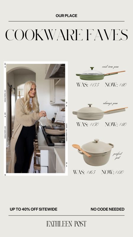 Our Place Spring Sale - Sharing my cookware faves from Our Place! #kathleenpost #ourplacepan #springsale #cookware #kitchenfaves

#LTKSaleAlert #LTKSeasonal #LTKHome