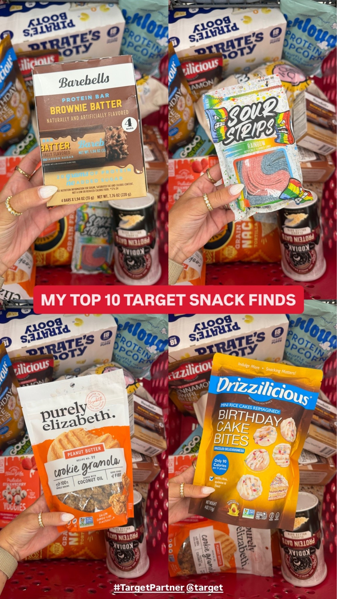 #targetpartner snackaholics, unite! 🤝🏼🍿🥨🍭these are the @target snacks that have earned a permanent spot in our pantry! reference this when you stroll their newly upgraded grocery section! shop the new snacks assortment at Target now! #targetfinds #snackhaul #pantryrestock #momoftwo #groceryhaul

#LTKmomlife #LTKfoodie