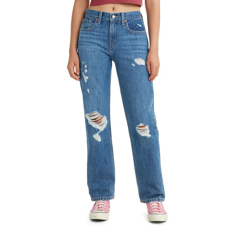 Levi's Women's Low Pro Relaxed Fit Straight Leg Jeans | Walmart (US)