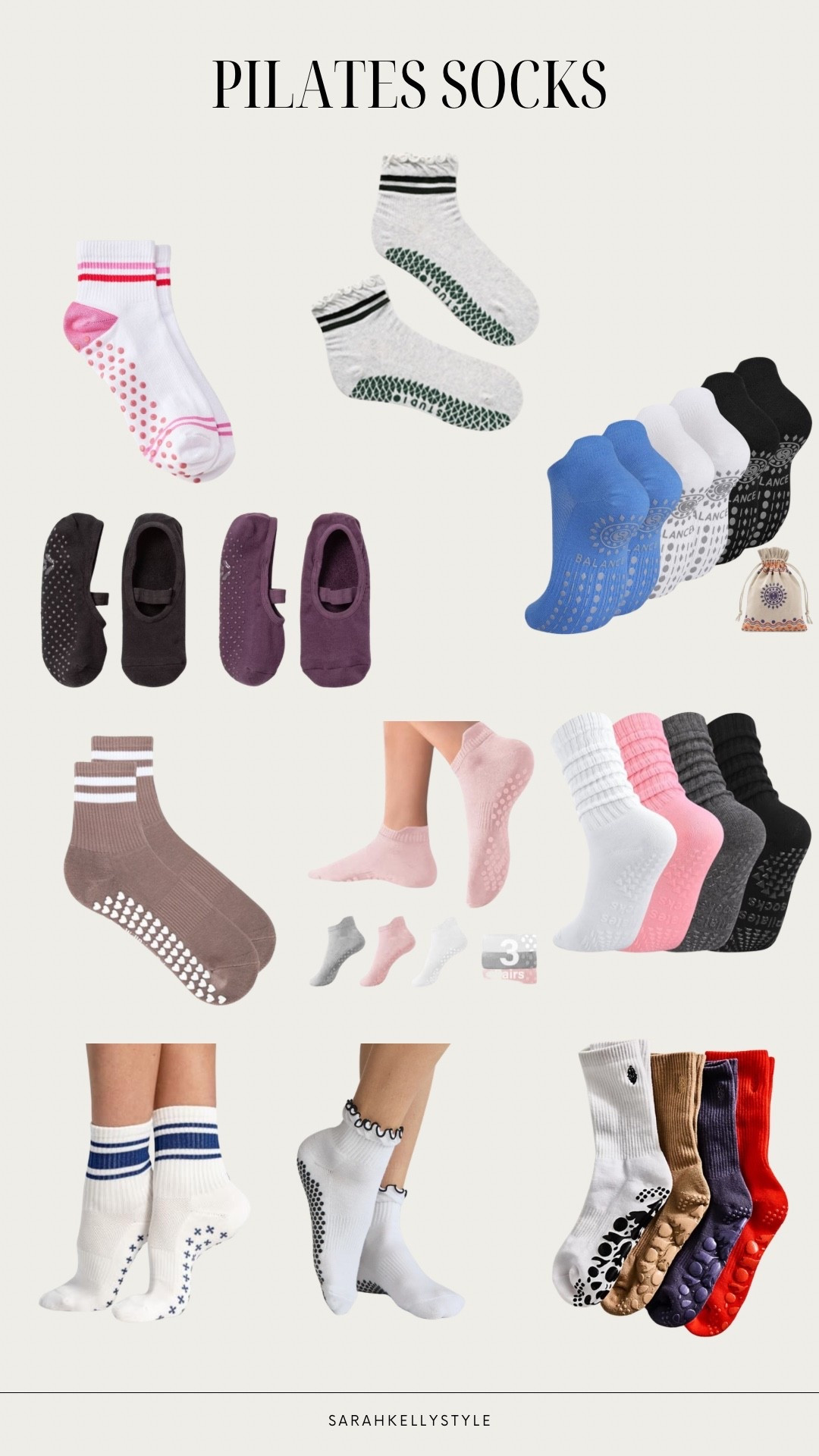 One of my 2026 resolutions is going to Pilates! It is such a great way to get out the house in the winter months and meet new people. 
Here are some Pilates socks I am loving!

#LTKfitnessgoals #LTKmomlife #LTKActive