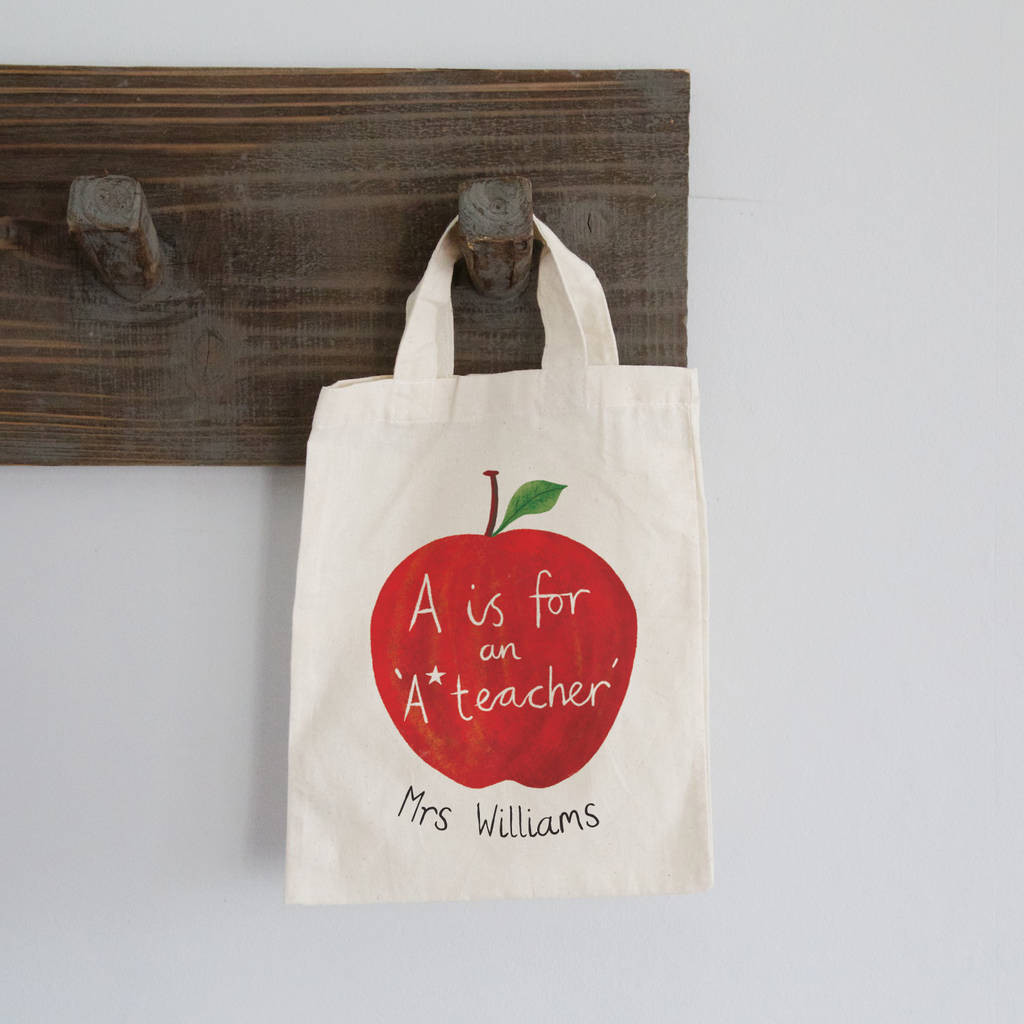 Personalised A Is For A* Teacher Gift Bag | Not On The High Street