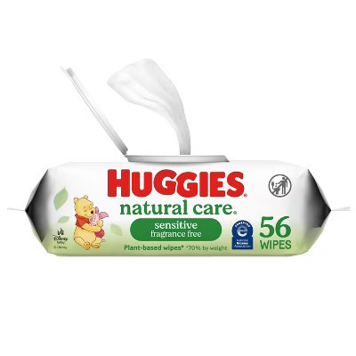 Huggies Natural Care Sensitive Unscented Baby Wipes - 1 pack (56ct total wipes) | Target