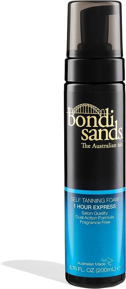 Bondi Sands 1 Hour Express Self Tanning Foam | Lightweight, Fragrance Free Self-Tanner for an Eve... | Amazon (US)