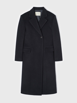 Tanya Half Double Coat (Dark Navy) | (주)더블유컨셉코리아/W Concept(KR)