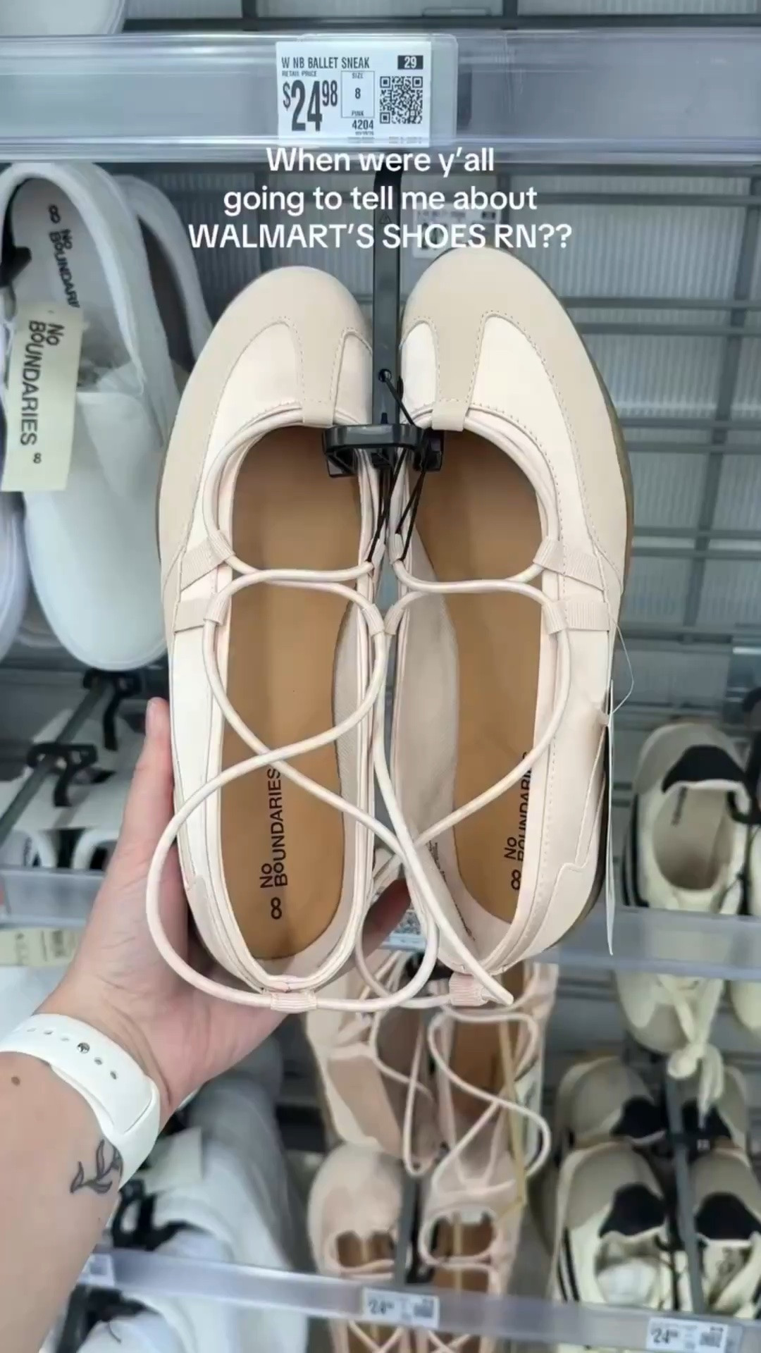 Excuse me???? Since when has @walmart had such an insane shoe collection?! I don’t even want to tell you how many I left with #walmartfinds #walmart #summershoes #shoecheck #SummerFashion