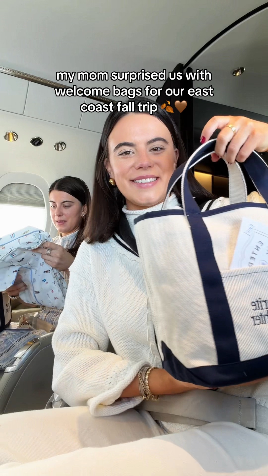 “Welcome” bags for our East Coast trip!