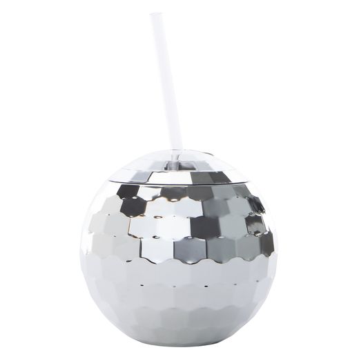 disco ball sipper & straw 8.5 fl.oz | Five Below