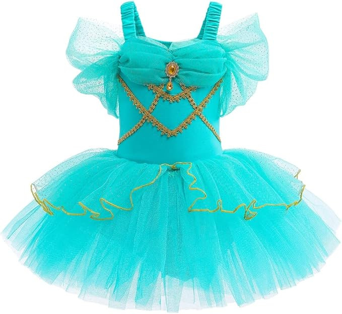 REXREII Toddler Girls Princess Ballerina Tutu Dress Rapunzel Sofia Snow White Frozen Elsa Fancy D... | Amazon (US)